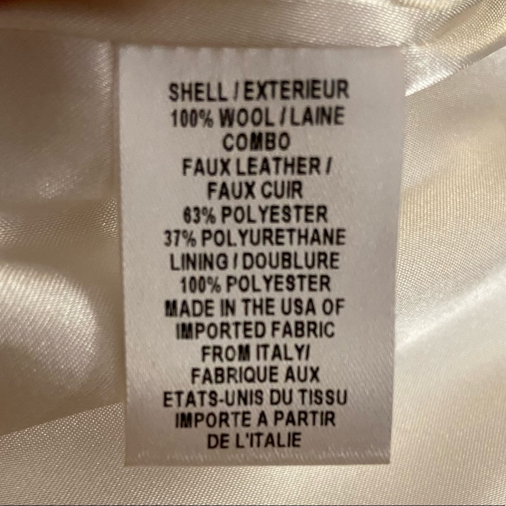 Milly of New York Leather Trim Knit Dress, Size 10 - Picture 15 of 16